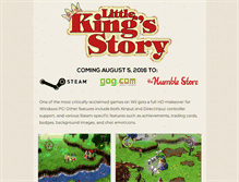 Tablet Screenshot of littlekingsstory.com